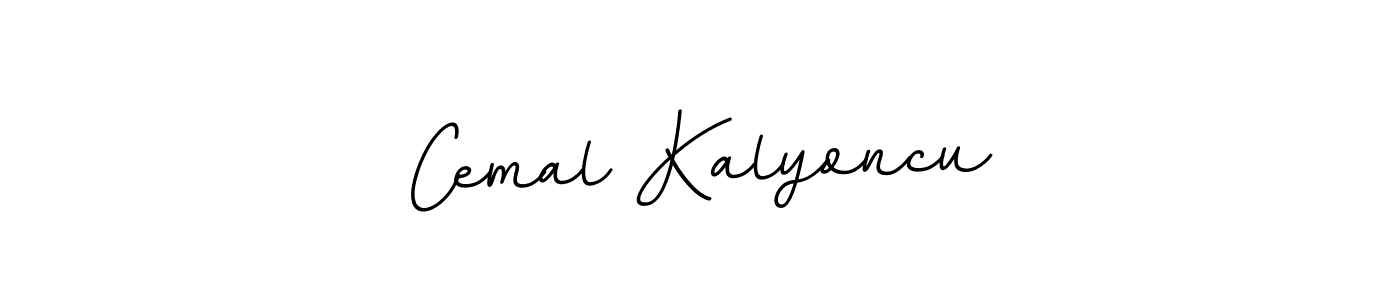 This is the best signature style for the Cemal Kalyoncu name. Also you like these signature font (BallpointsItalic-DORy9). Mix name signature. Cemal Kalyoncu signature style 11 images and pictures png