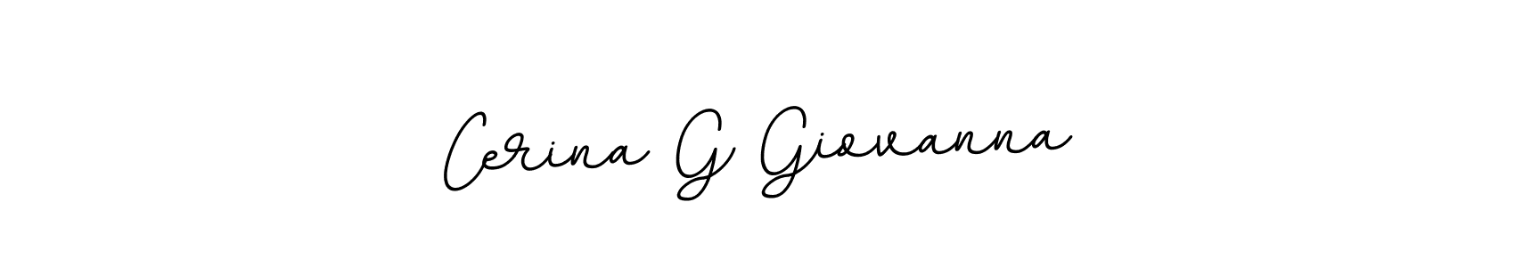 This is the best signature style for the Cerina G Giovanna name. Also you like these signature font (BallpointsItalic-DORy9). Mix name signature. Cerina G Giovanna signature style 11 images and pictures png