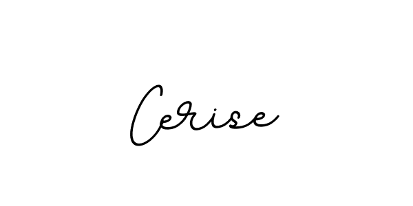 Use a signature maker to create a handwritten signature online. With this signature software, you can design (BallpointsItalic-DORy9) your own signature for name Cerise. Cerise signature style 11 images and pictures png