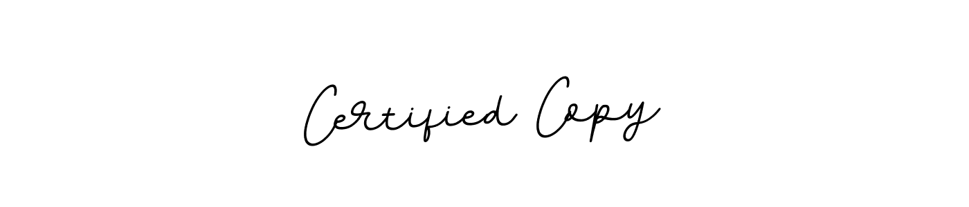 Create a beautiful signature design for name Certified Copy. With this signature (BallpointsItalic-DORy9) fonts, you can make a handwritten signature for free. Certified Copy signature style 11 images and pictures png