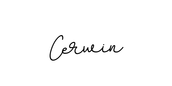 Make a beautiful signature design for name Cerwin. With this signature (BallpointsItalic-DORy9) style, you can create a handwritten signature for free. Cerwin signature style 11 images and pictures png