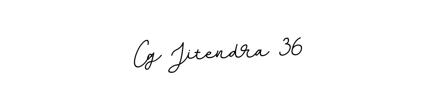 How to make Cg Jitendra 36 name signature. Use BallpointsItalic-DORy9 style for creating short signs online. This is the latest handwritten sign. Cg Jitendra 36 signature style 11 images and pictures png