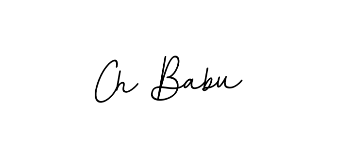 Use a signature maker to create a handwritten signature online. With this signature software, you can design (BallpointsItalic-DORy9) your own signature for name Ch Babu. Ch Babu signature style 11 images and pictures png