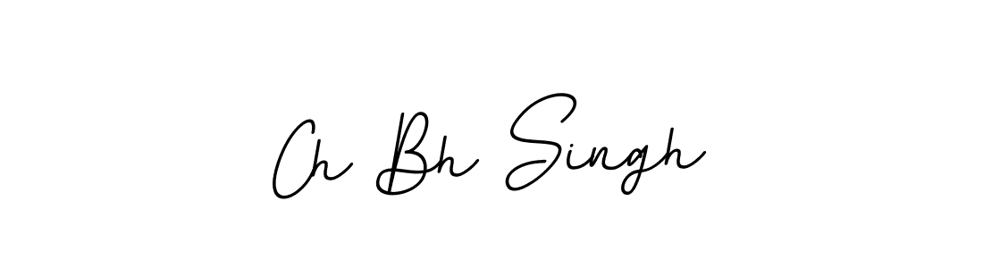 Make a beautiful signature design for name Ch Bh Singh. With this signature (BallpointsItalic-DORy9) style, you can create a handwritten signature for free. Ch Bh Singh signature style 11 images and pictures png