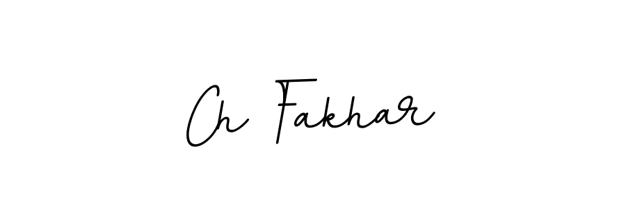 How to make Ch Fakhar signature? BallpointsItalic-DORy9 is a professional autograph style. Create handwritten signature for Ch Fakhar name. Ch Fakhar signature style 11 images and pictures png
