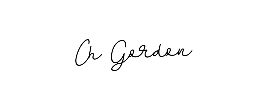 How to make Ch Gordon name signature. Use BallpointsItalic-DORy9 style for creating short signs online. This is the latest handwritten sign. Ch Gordon signature style 11 images and pictures png