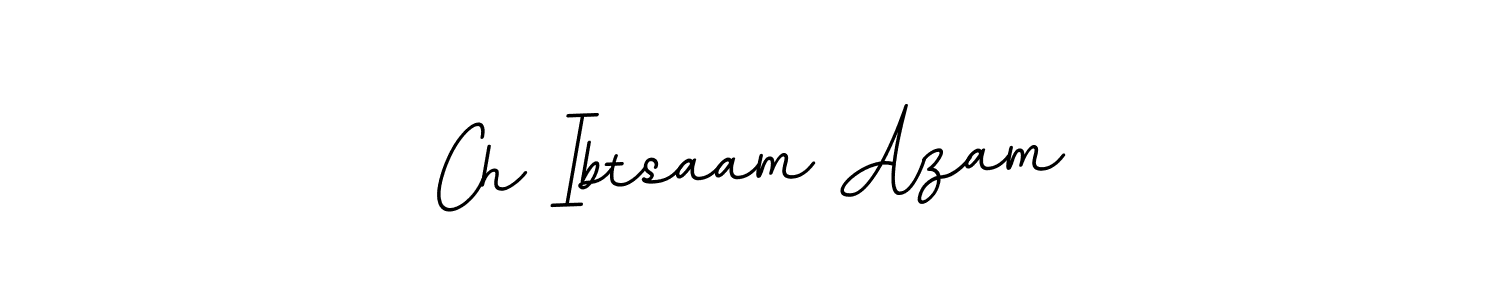 Create a beautiful signature design for name Ch Ibtsaam Azam. With this signature (BallpointsItalic-DORy9) fonts, you can make a handwritten signature for free. Ch Ibtsaam Azam signature style 11 images and pictures png