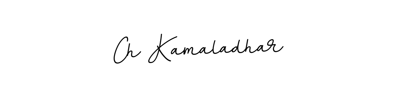 Ch Kamaladhar stylish signature style. Best Handwritten Sign (BallpointsItalic-DORy9) for my name. Handwritten Signature Collection Ideas for my name Ch Kamaladhar. Ch Kamaladhar signature style 11 images and pictures png