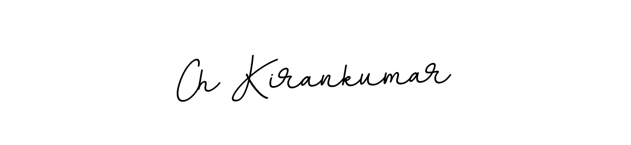 You should practise on your own different ways (BallpointsItalic-DORy9) to write your name (Ch Kirankumar) in signature. don't let someone else do it for you. Ch Kirankumar signature style 11 images and pictures png