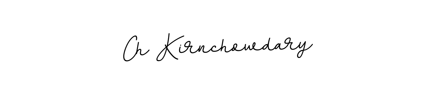 This is the best signature style for the Ch Kirnchowdary name. Also you like these signature font (BallpointsItalic-DORy9). Mix name signature. Ch Kirnchowdary signature style 11 images and pictures png