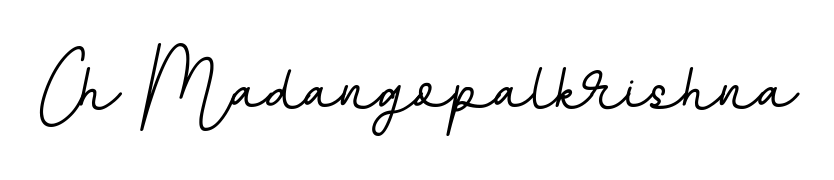 Explore multiple handwriting variations for Ch Madangopalkrishna including this stunning BallpointsItalic-DORy9 design. Free to use across all platforms. Ch Madangopalkrishna signature style 11 images and pictures png