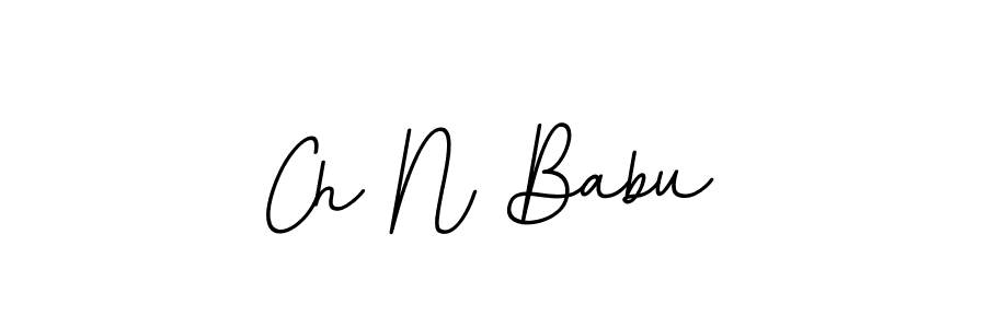 Use a signature maker to create a handwritten signature online. With this signature software, you can design (BallpointsItalic-DORy9) your own signature for name Ch N Babu. Ch N Babu signature style 11 images and pictures png