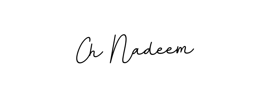 Similarly BallpointsItalic-DORy9 is the best handwritten signature design. Signature creator online .You can use it as an online autograph creator for name Ch Nadeem. Ch Nadeem signature style 11 images and pictures png