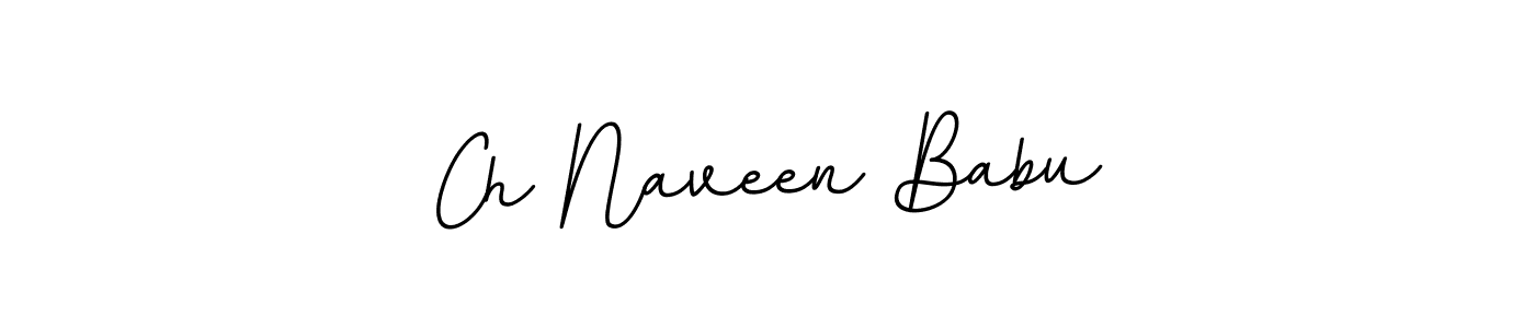 It looks lik you need a new signature style for name Ch Naveen Babu. Design unique handwritten (BallpointsItalic-DORy9) signature with our free signature maker in just a few clicks. Ch Naveen Babu signature style 11 images and pictures png