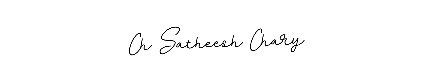 Design your own signature with our free online signature maker. With this signature software, you can create a handwritten (BallpointsItalic-DORy9) signature for name Ch Satheesh Chary. Ch Satheesh Chary signature style 11 images and pictures png