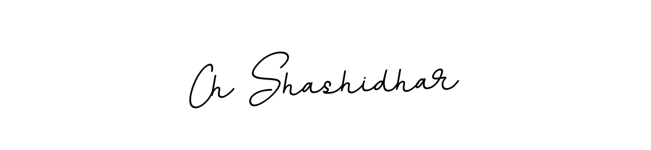 Design your own signature with our free online signature maker. With this signature software, you can create a handwritten (BallpointsItalic-DORy9) signature for name Ch Shashidhar. Ch Shashidhar signature style 11 images and pictures png