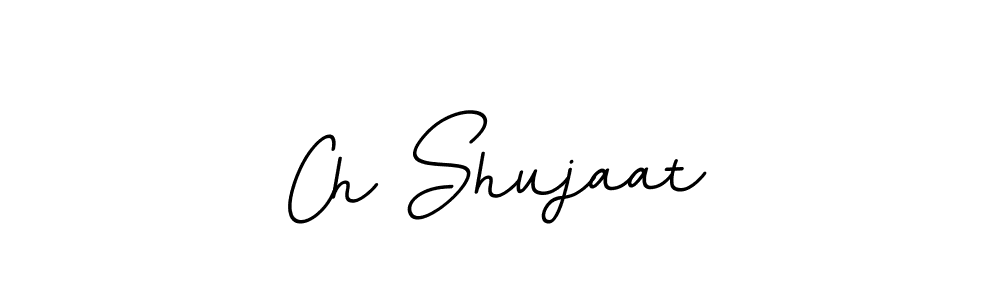 This is the best signature style for the Ch Shujaat name. Also you like these signature font (BallpointsItalic-DORy9). Mix name signature. Ch Shujaat signature style 11 images and pictures png