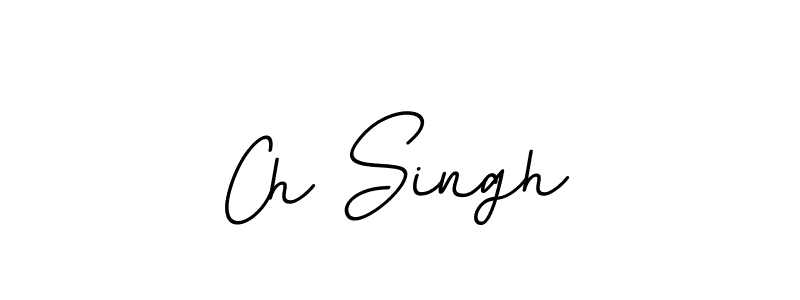 You should practise on your own different ways (BallpointsItalic-DORy9) to write your name (Ch Singh) in signature. don't let someone else do it for you. Ch Singh signature style 11 images and pictures png