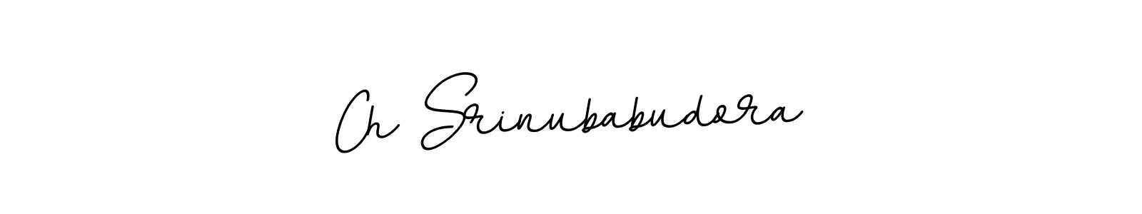 How to make Ch Srinubabudora name signature. Use BallpointsItalic-DORy9 style for creating short signs online. This is the latest handwritten sign. Ch Srinubabudora signature style 11 images and pictures png