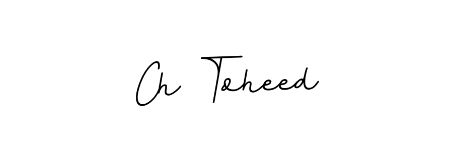 This is the best signature style for the Ch Toheed name. Also you like these signature font (BallpointsItalic-DORy9). Mix name signature. Ch Toheed signature style 11 images and pictures png