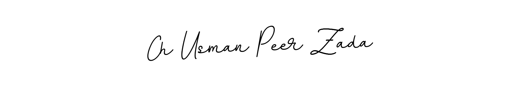 Make a beautiful signature design for name Ch Usman Peer Zada. With this signature (BallpointsItalic-DORy9) style, you can create a handwritten signature for free. Ch Usman Peer Zada signature style 11 images and pictures png