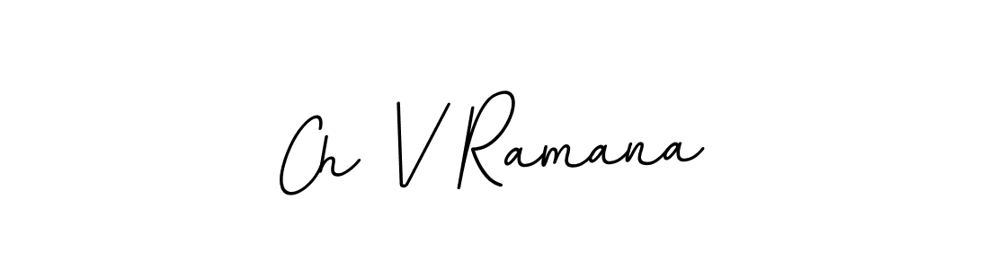 if you are searching for the best signature style for your name Ch V Ramana. so please give up your signature search. here we have designed multiple signature styles  using BallpointsItalic-DORy9. Ch V Ramana signature style 11 images and pictures png