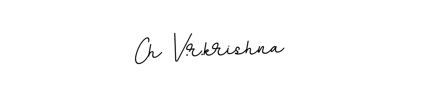 Also we have Ch V.r.krishna name is the best signature style. Create professional handwritten signature collection using BallpointsItalic-DORy9 autograph style. Ch V.r.krishna signature style 11 images and pictures png