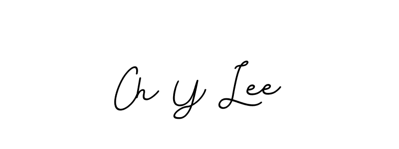 Use a signature maker to create a handwritten signature online. With this signature software, you can design (BallpointsItalic-DORy9) your own signature for name Ch Y Lee. Ch Y Lee signature style 11 images and pictures png