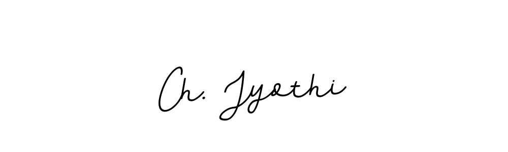 This is the best signature style for the Ch. Jyothi name. Also you like these signature font (BallpointsItalic-DORy9). Mix name signature. Ch. Jyothi signature style 11 images and pictures png