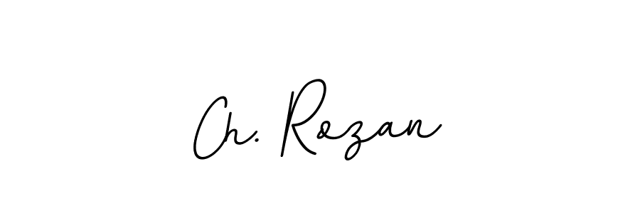 Ch. Rozan stylish signature style. Best Handwritten Sign (BallpointsItalic-DORy9) for my name. Handwritten Signature Collection Ideas for my name Ch. Rozan. Ch. Rozan signature style 11 images and pictures png