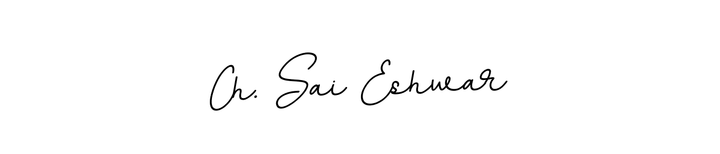 Make a short Ch. Sai Eshwar signature style. Manage your documents anywhere anytime using BallpointsItalic-DORy9. Create and add eSignatures, submit forms, share and send files easily. Ch. Sai Eshwar signature style 11 images and pictures png