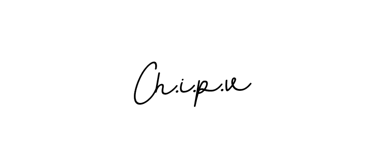 Use a signature maker to create a handwritten signature online. With this signature software, you can design (BallpointsItalic-DORy9) your own signature for name Ch.i.p.v. Ch.i.p.v signature style 11 images and pictures png