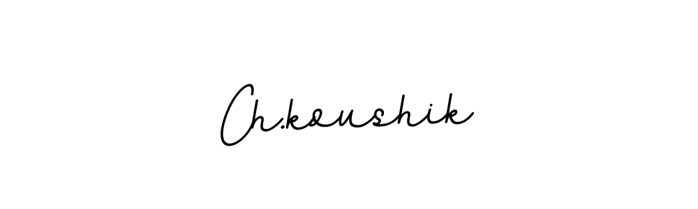 Make a beautiful signature design for name Ch.koushik. Use this online signature maker to create a handwritten signature for free. Ch.koushik signature style 11 images and pictures png