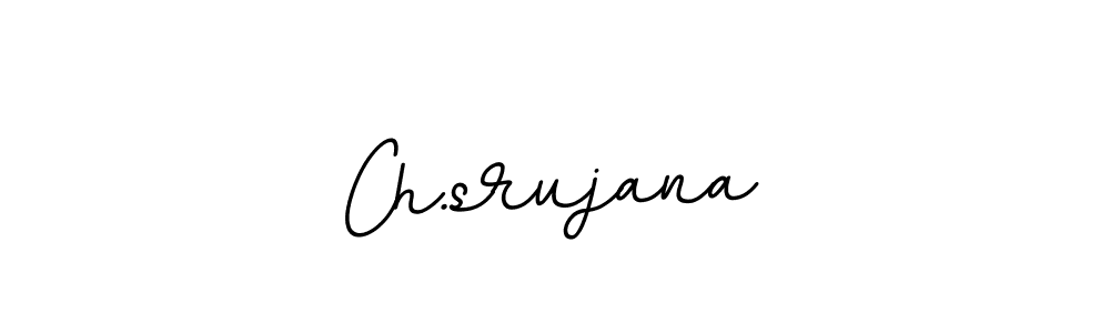 This is the best signature style for the Ch.srujana name. Also you like these signature font (BallpointsItalic-DORy9). Mix name signature. Ch.srujana signature style 11 images and pictures png