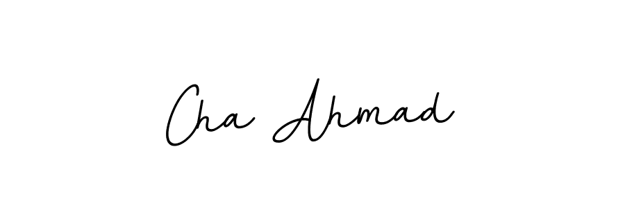 Cha Ahmad stylish signature style. Best Handwritten Sign (BallpointsItalic-DORy9) for my name. Handwritten Signature Collection Ideas for my name Cha Ahmad. Cha Ahmad signature style 11 images and pictures png