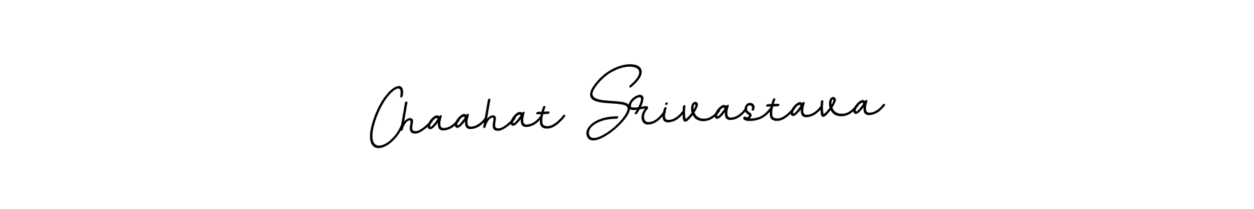 The best way (BallpointsItalic-DORy9) to make a short signature is to pick only two or three words in your name. The name Chaahat Srivastava include a total of six letters. For converting this name. Chaahat Srivastava signature style 11 images and pictures png