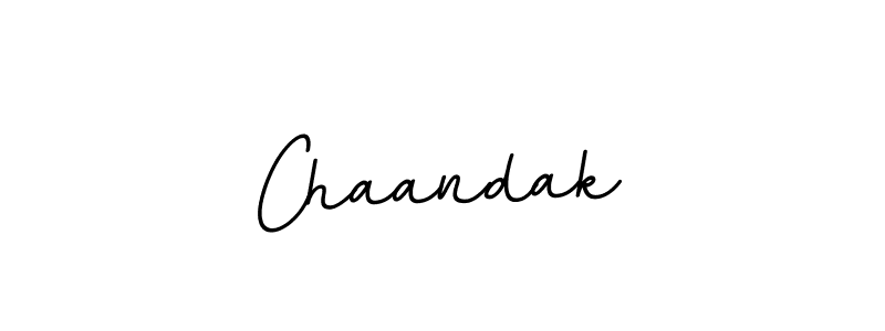 Create a beautiful signature design for name Chaandak. With this signature (BallpointsItalic-DORy9) fonts, you can make a handwritten signature for free. Chaandak signature style 11 images and pictures png
