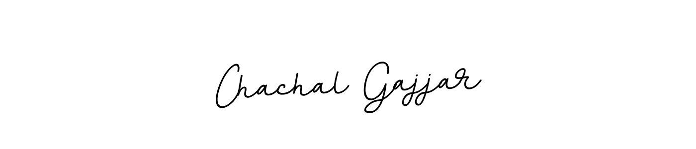 This is the best signature style for the Chachal Gajjar name. Also you like these signature font (BallpointsItalic-DORy9). Mix name signature. Chachal Gajjar signature style 11 images and pictures png