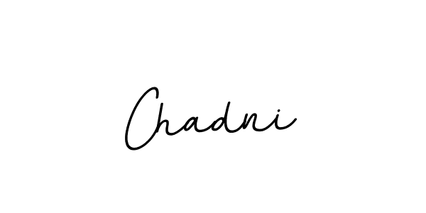 Use a signature maker to create a handwritten signature online. With this signature software, you can design (BallpointsItalic-DORy9) your own signature for name Chadni. Chadni signature style 11 images and pictures png