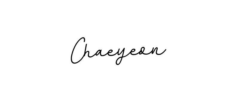 Use a signature maker to create a handwritten signature online. With this signature software, you can design (BallpointsItalic-DORy9) your own signature for name Chaeyeon. Chaeyeon signature style 11 images and pictures png