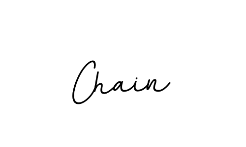 How to make Chain signature? BallpointsItalic-DORy9 is a professional autograph style. Create handwritten signature for Chain name. Chain signature style 11 images and pictures png