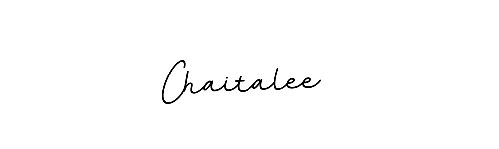 The best way (BallpointsItalic-DORy9) to make a short signature is to pick only two or three words in your name. The name Chaitalee  include a total of six letters. For converting this name. Chaitalee  signature style 11 images and pictures png
