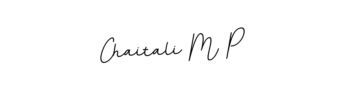 Create a beautiful signature design for name Chaitali M P. With this signature (BallpointsItalic-DORy9) fonts, you can make a handwritten signature for free. Chaitali M P signature style 11 images and pictures png