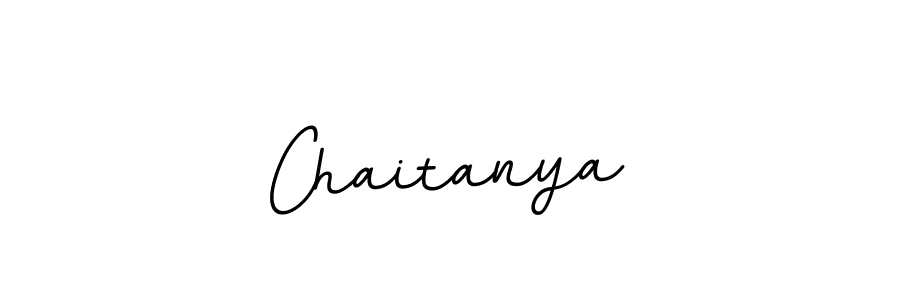 How to make Chaitanya name signature. Use BallpointsItalic-DORy9 style for creating short signs online. This is the latest handwritten sign. Chaitanya signature style 11 images and pictures png