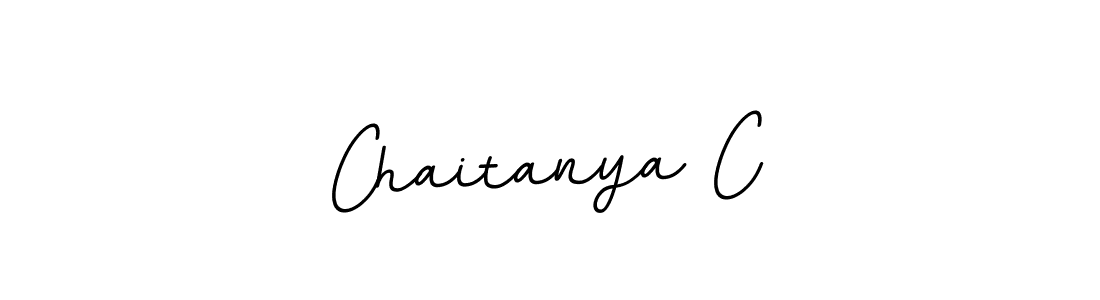 Make a beautiful signature design for name Chaitanya C. With this signature (BallpointsItalic-DORy9) style, you can create a handwritten signature for free. Chaitanya C signature style 11 images and pictures png