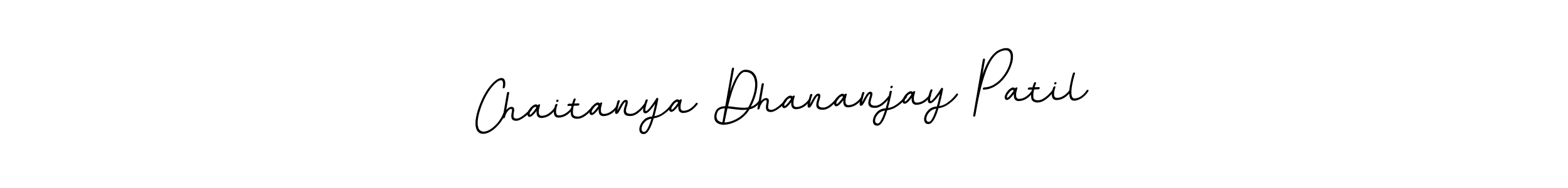 Make a beautiful signature design for name Chaitanya Dhananjay Patil. With this signature (BallpointsItalic-DORy9) style, you can create a handwritten signature for free. Chaitanya Dhananjay Patil signature style 11 images and pictures png