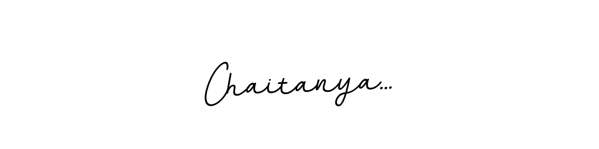 Use a signature maker to create a handwritten signature online. With this signature software, you can design (BallpointsItalic-DORy9) your own signature for name Chaitanya.... Chaitanya... signature style 11 images and pictures png