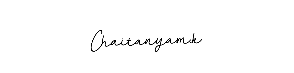 You should practise on your own different ways (BallpointsItalic-DORy9) to write your name (Chaitanyam.k) in signature. don't let someone else do it for you. Chaitanyam.k signature style 11 images and pictures png