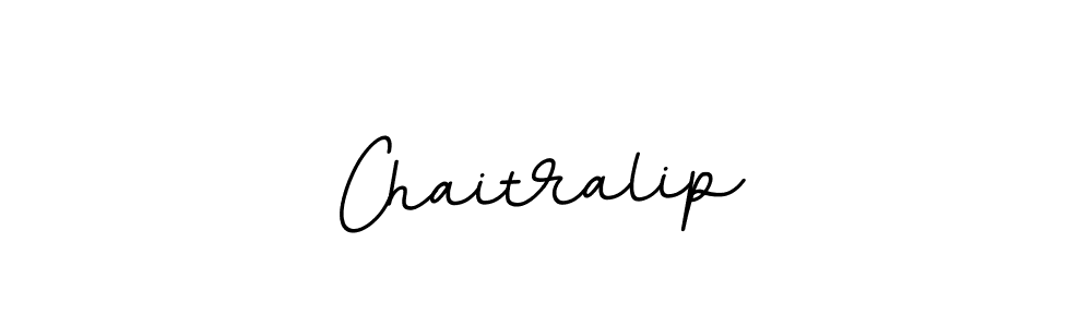 Chaitralip stylish signature style. Best Handwritten Sign (BallpointsItalic-DORy9) for my name. Handwritten Signature Collection Ideas for my name Chaitralip. Chaitralip signature style 11 images and pictures png