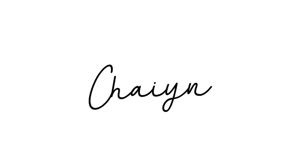 Design your own signature with our free online signature maker. With this signature software, you can create a handwritten (BallpointsItalic-DORy9) signature for name Chaiyn. Chaiyn signature style 11 images and pictures png